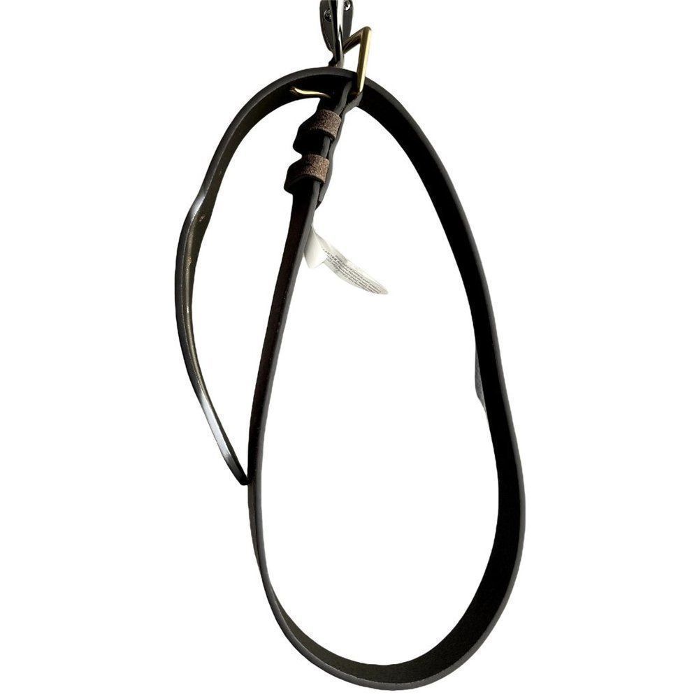 J.CREW Men's Single-Prong Buckle Leather Belt